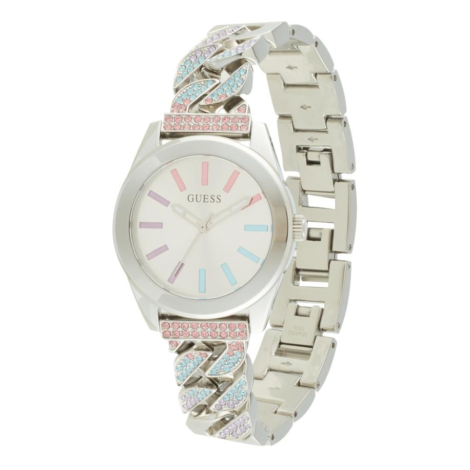 Guess GUESS Analoog horloge Serena lichtblauw / rosa / zilver / wit -