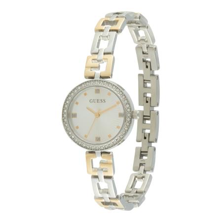 Guess GUESS Analoog horloge goud / zilver / wit