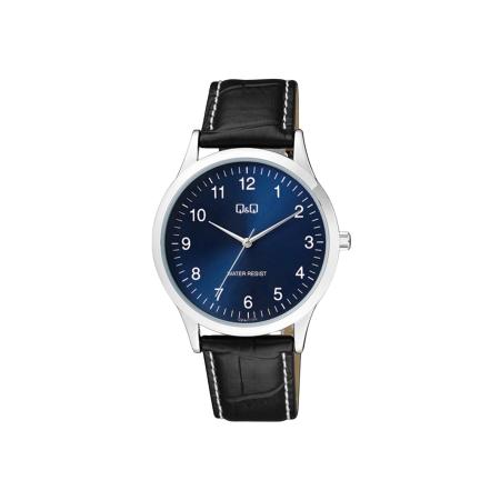 Q&Q Analoog horloge navy / zwart / zilver