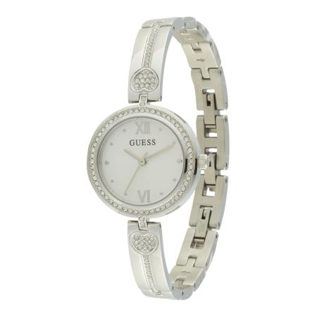 Guess GUESS Analoog horloge Lovey zilver / transparant