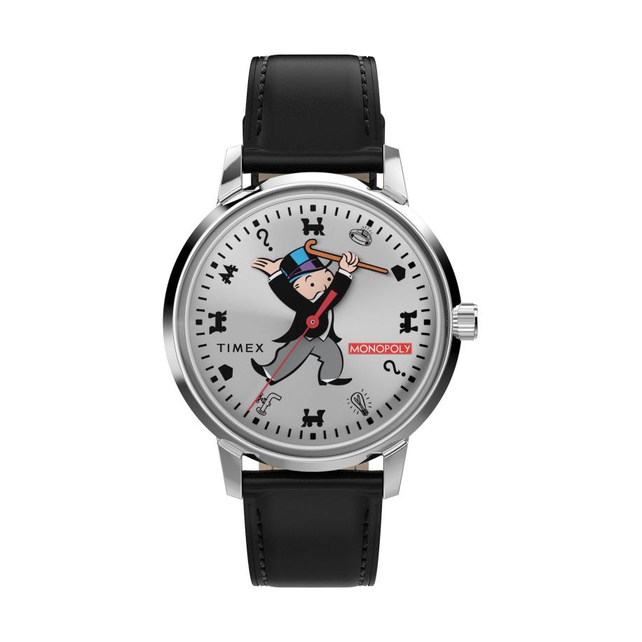 Timex TIMEX Analoog horloge Timex x Monopoly Marlin grijs / rood / zwart / zilver -