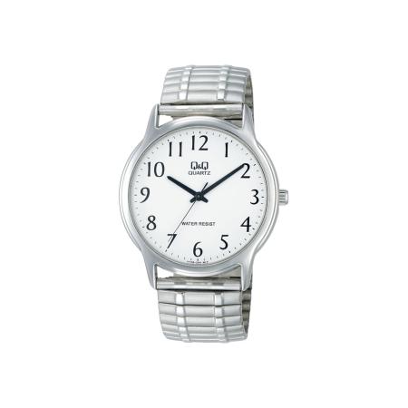 Q&Q Analoog horloge zwart / zilver / wit