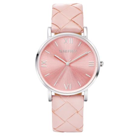 Suri Frey Analoog horloge Molly zilvergrijs / rosé