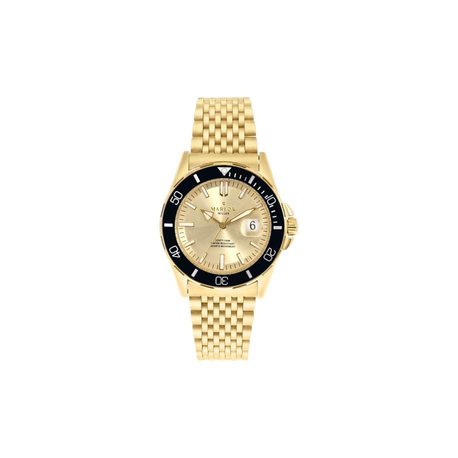Lucardi Lucardi Analoog horloge Statement goud / zwart / wit -