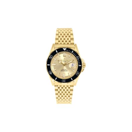 Lucardi Lucardi Analoog horloge Statement goud / zwart / wit