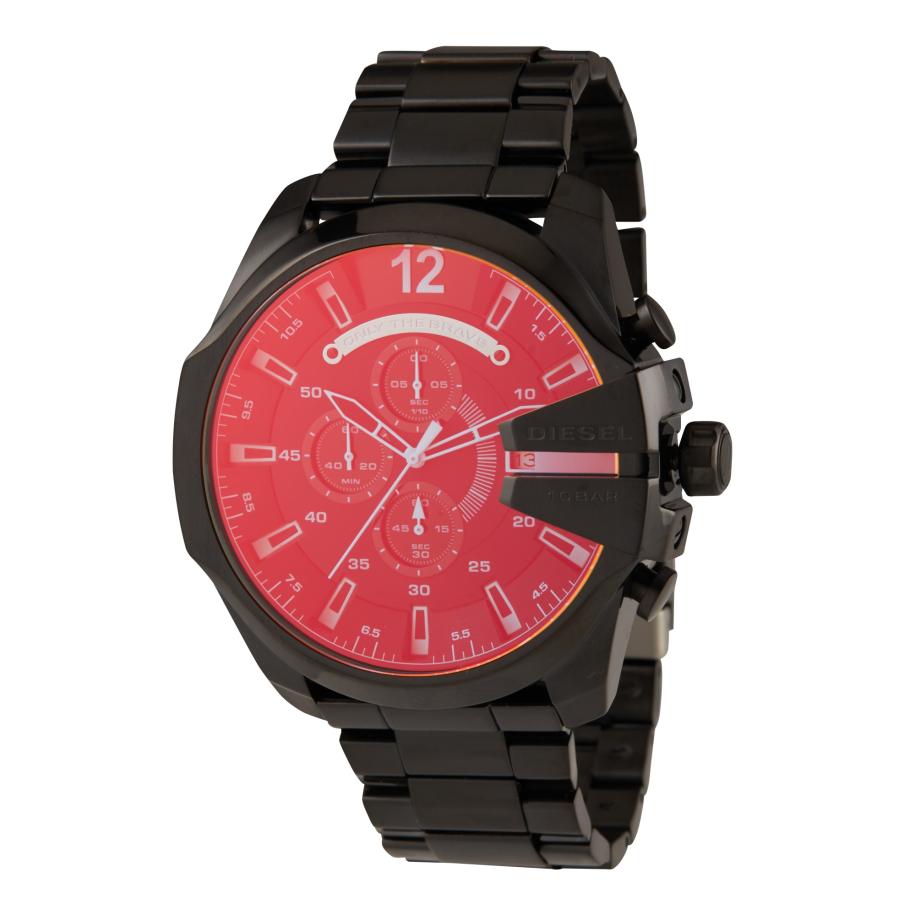 Diesel DIESEL Analoog horloge Mega Chief lichtrood / zwart -