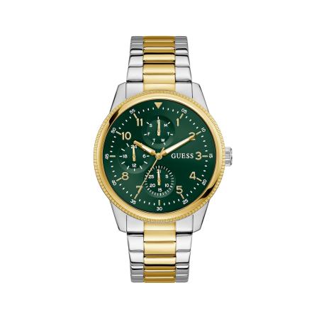 Guess GUESS Analoog horloge Ian goud / groen / zilver