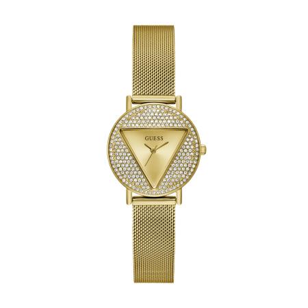 Guess GUESS Analoog horloge goud / zwart / transparant