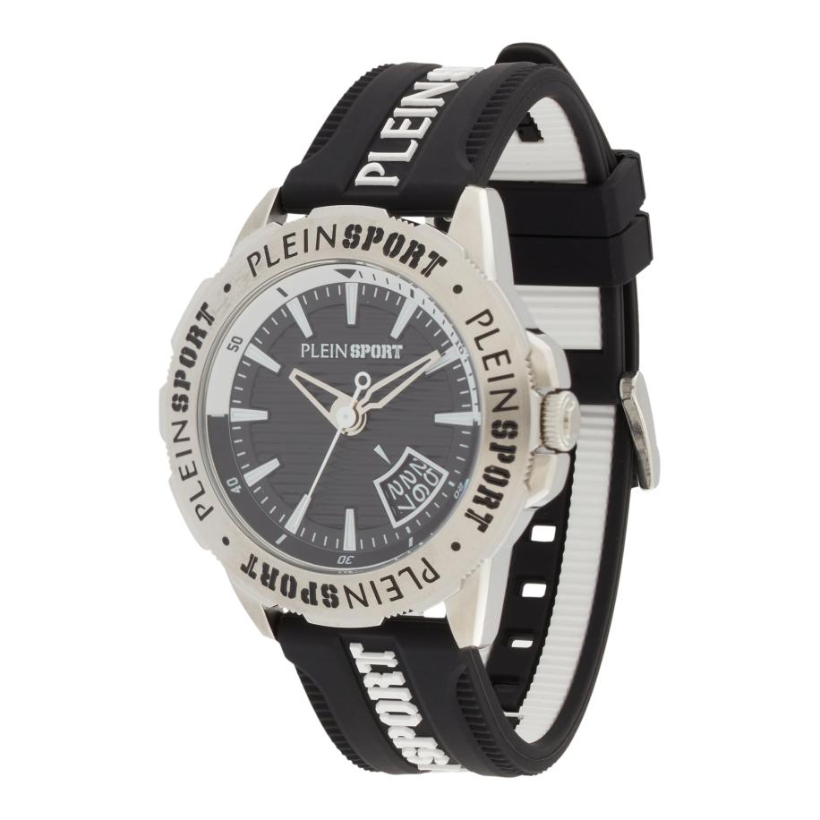 Plein Sport Plein Sport Analoog horloge zwart / zilver / wit -