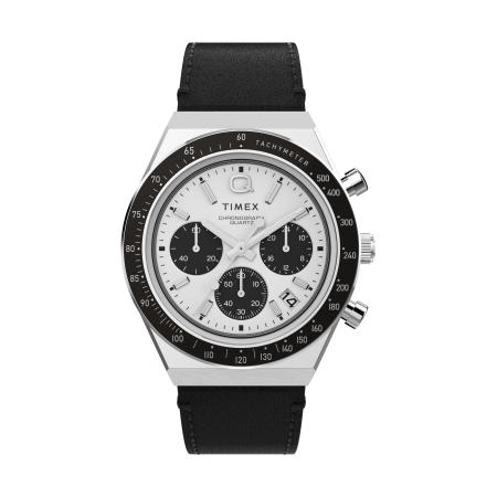 TIMEX Analoog horloge zwart / zilver