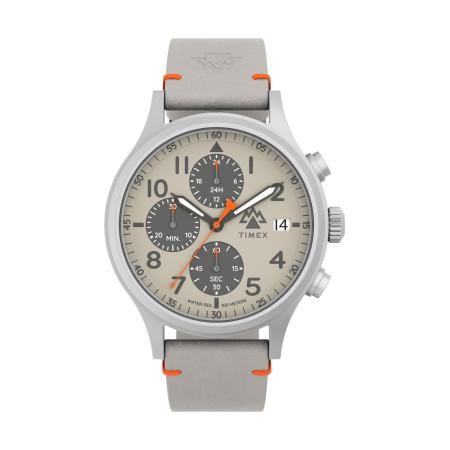 TIMEX Analoog horloge Expedition North® Sierra grijs / bloedrood