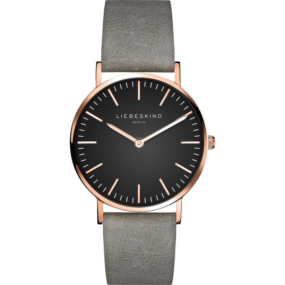 Liebeskind Berlin Analoog horloge rose-goud / grijs / zwart Grijs