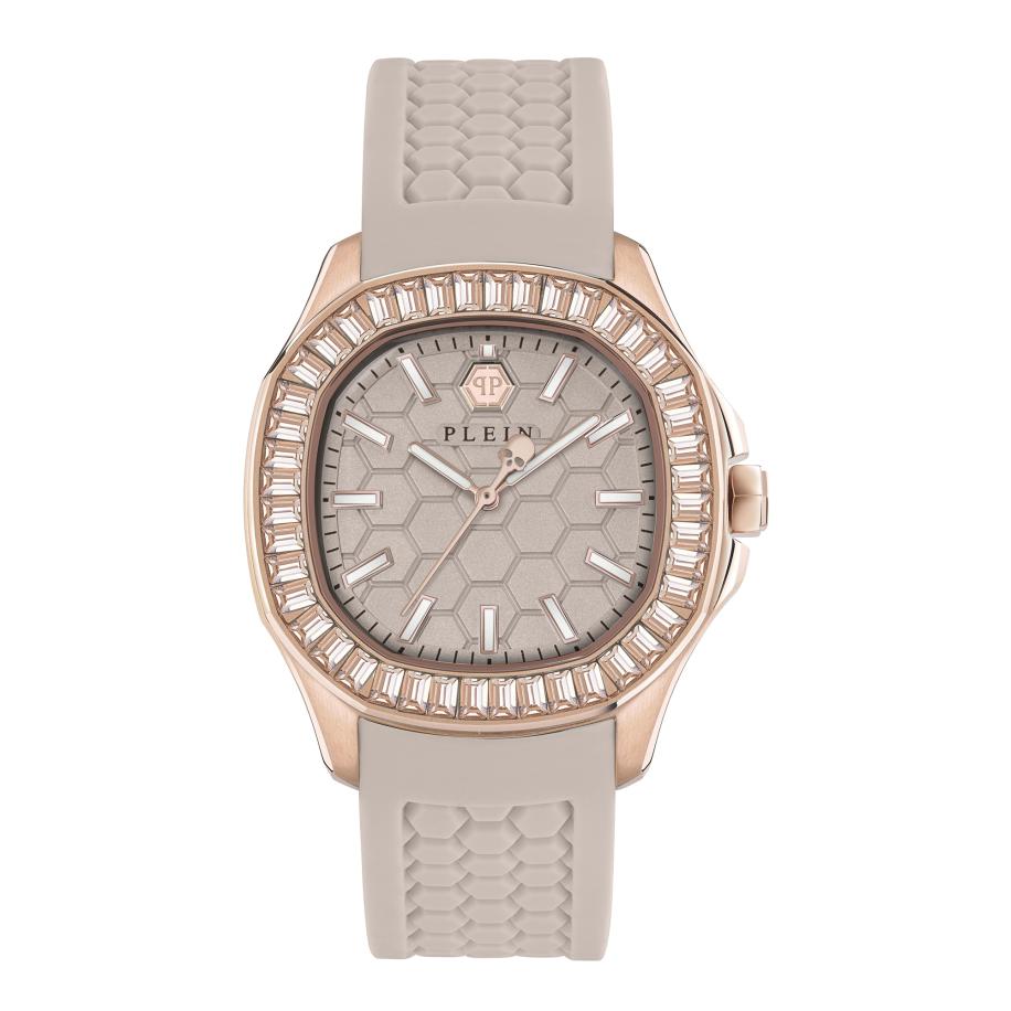 Philipp Plein Philipp Plein Analoog horloge beige -
