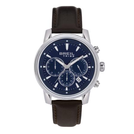 Breil Breil Analoog horloge Caliber donkerblauw / donkerbruin / zilver
