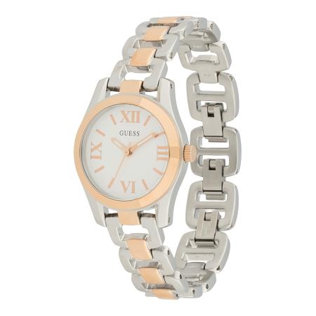 GUESS Analoog horloge VEDA rose-goud / zwart / zilver / parelwit