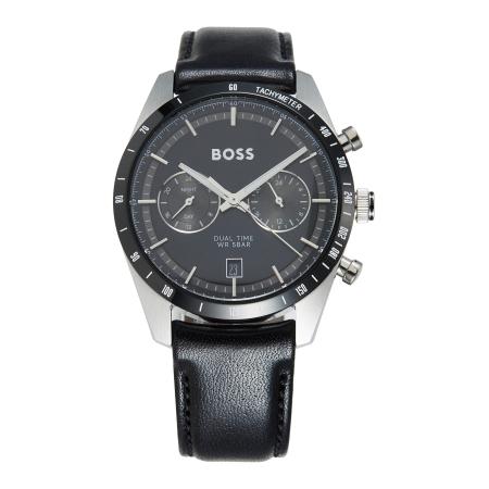 Hugo Boss BOSS Analoog horloge Tourmaster zwart / zilver