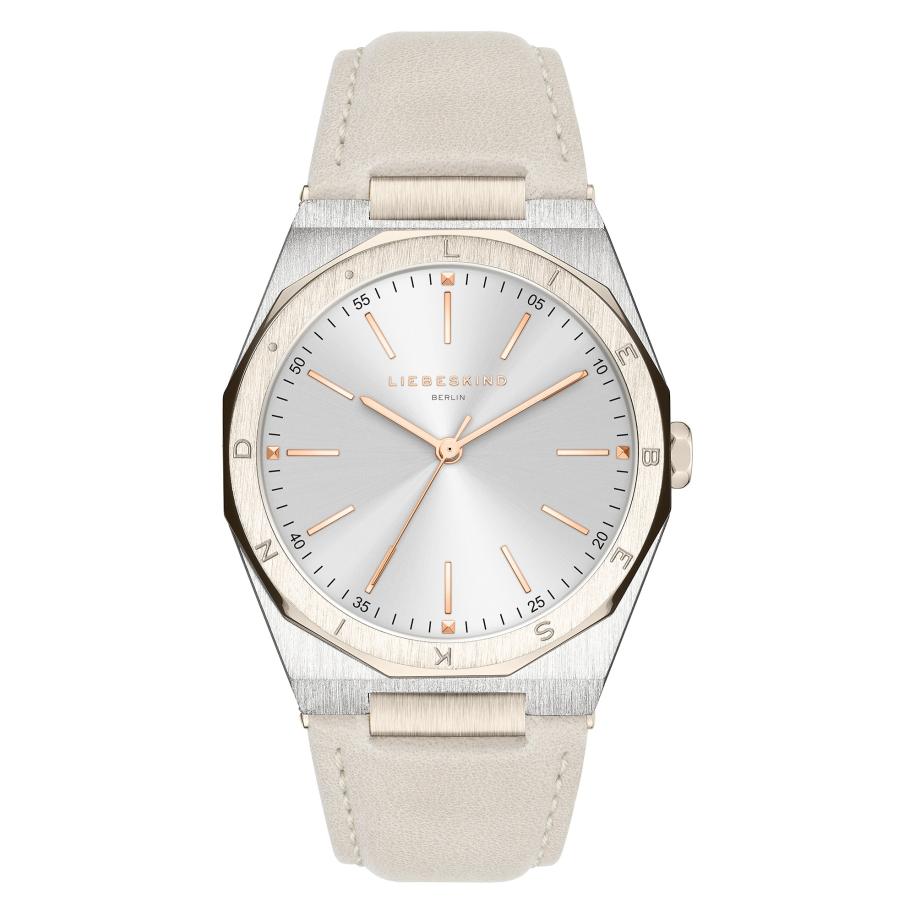 liebeskind berlin Liebeskind Berlin Analoog horloge beige / goud / zilver -