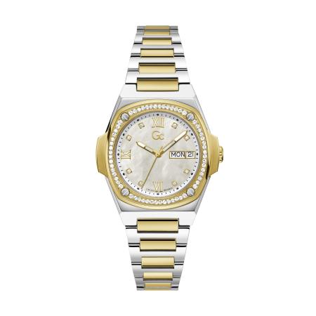 GC Gc Analoog horloge Idol goud / zilver / transparant / natuurwit