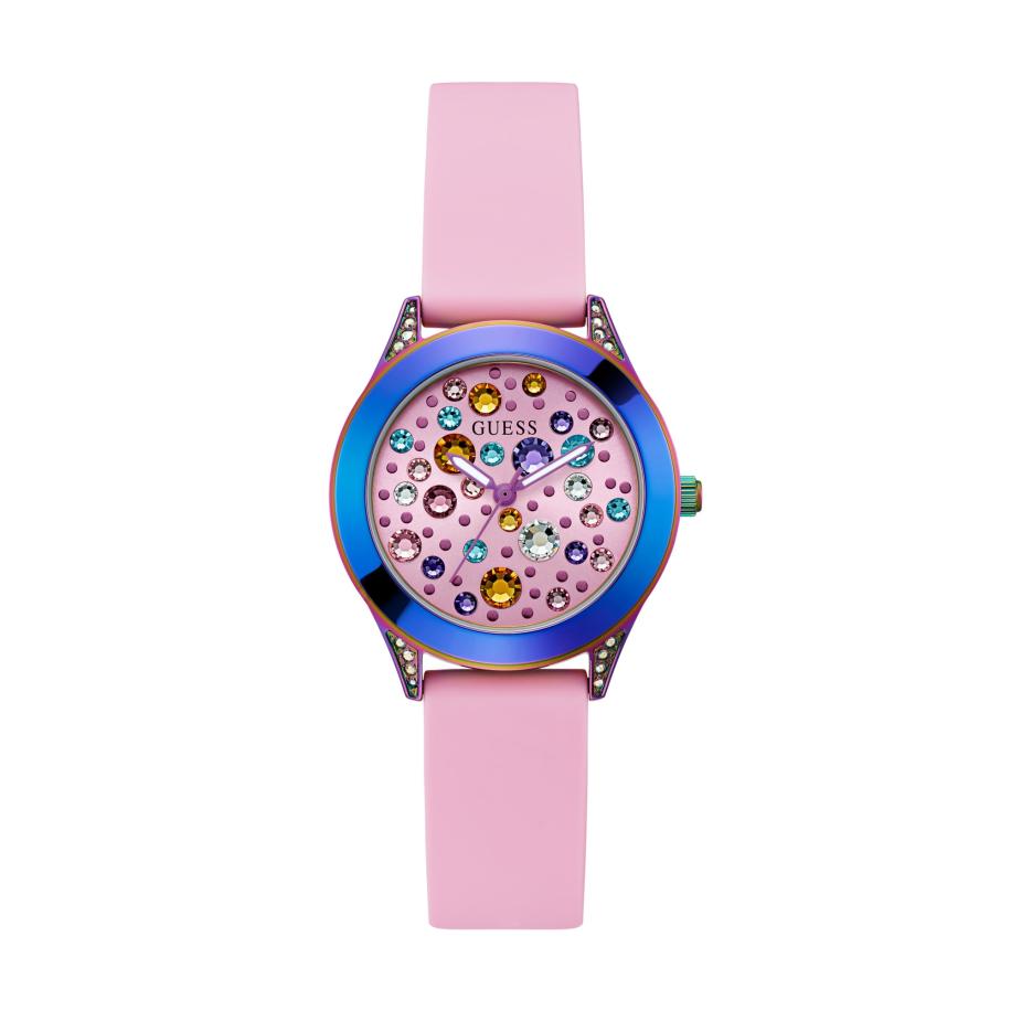 Guess GUESS Analoog horloge WONDERLUST blauw / pink -