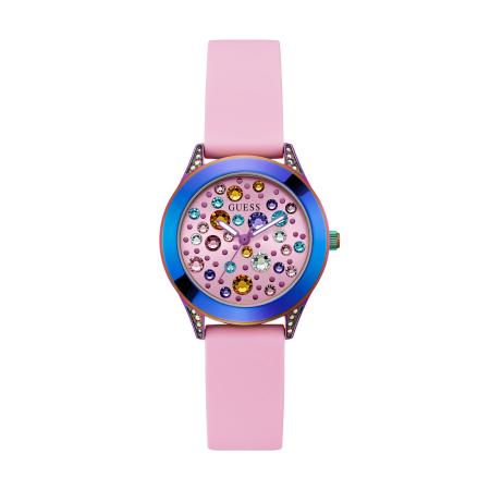 Guess GUESS Analoog horloge WONDERLUST blauw / pink