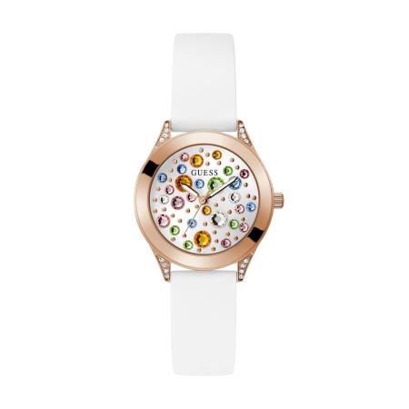 Guess GUESS Analoog horloge WONDERLUST goud / wit