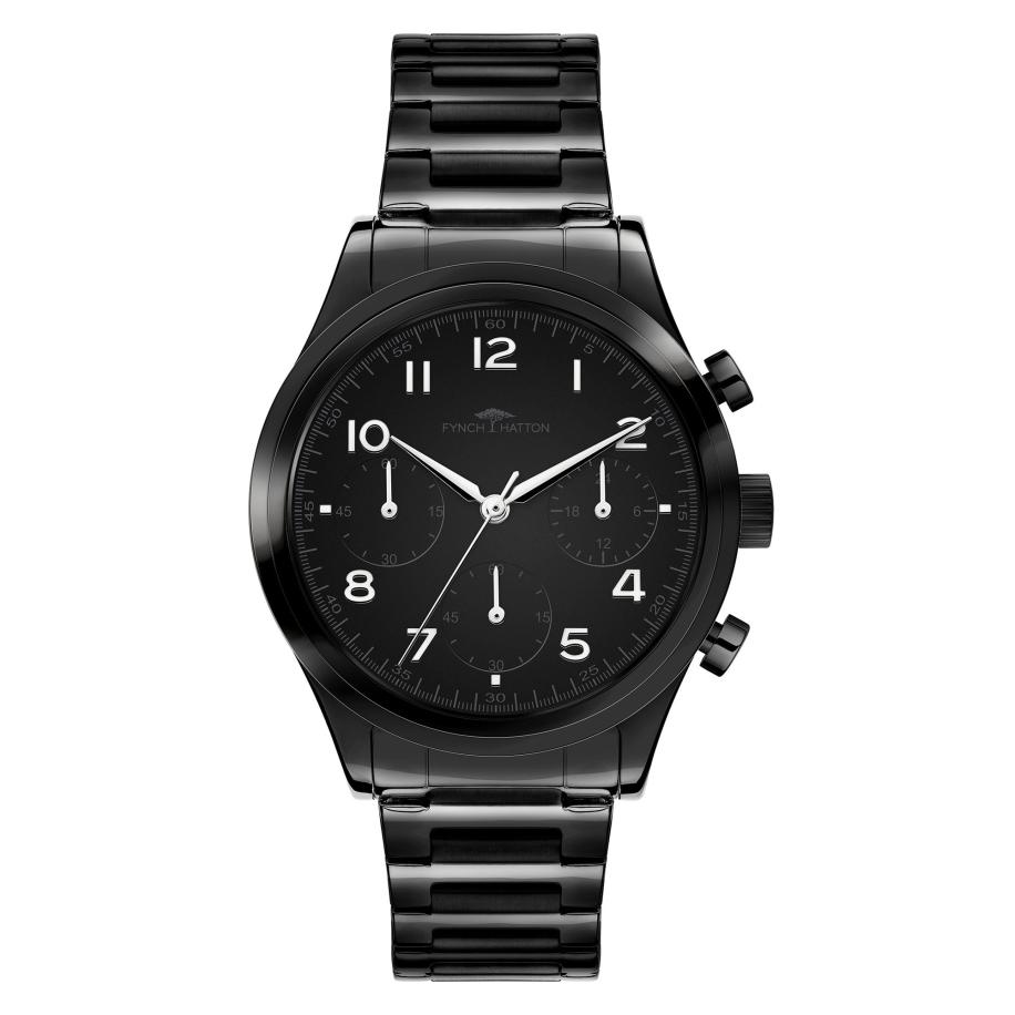 Fynch-Hatton FYNCH-HATTON Analoog horloge zwart -
