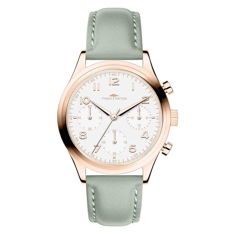Fynch-Hatton FYNCH-HATTON Analoog horloge lichtgroen -