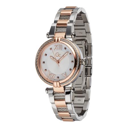 Gc Analoog horloge CableChic rose-goud / zilver