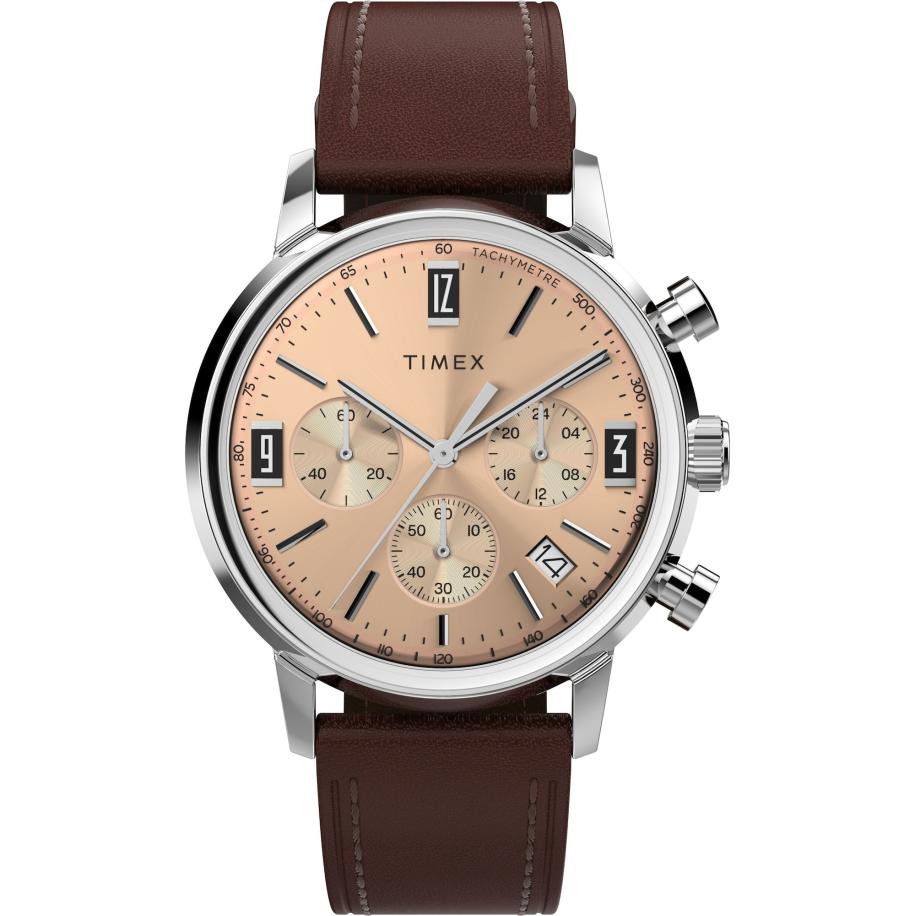 TIMEX Analoog horloge bruin Bruin