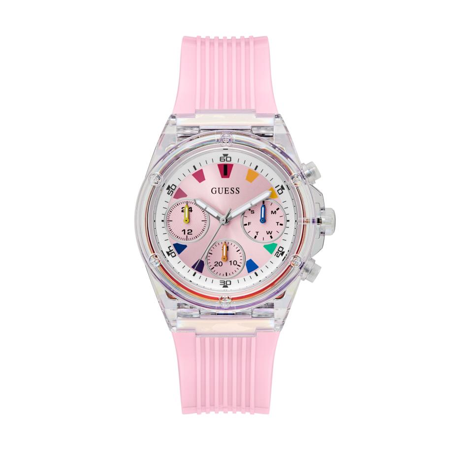 Guess GUESS Analoog horloge ATHENA rosa / zilver -