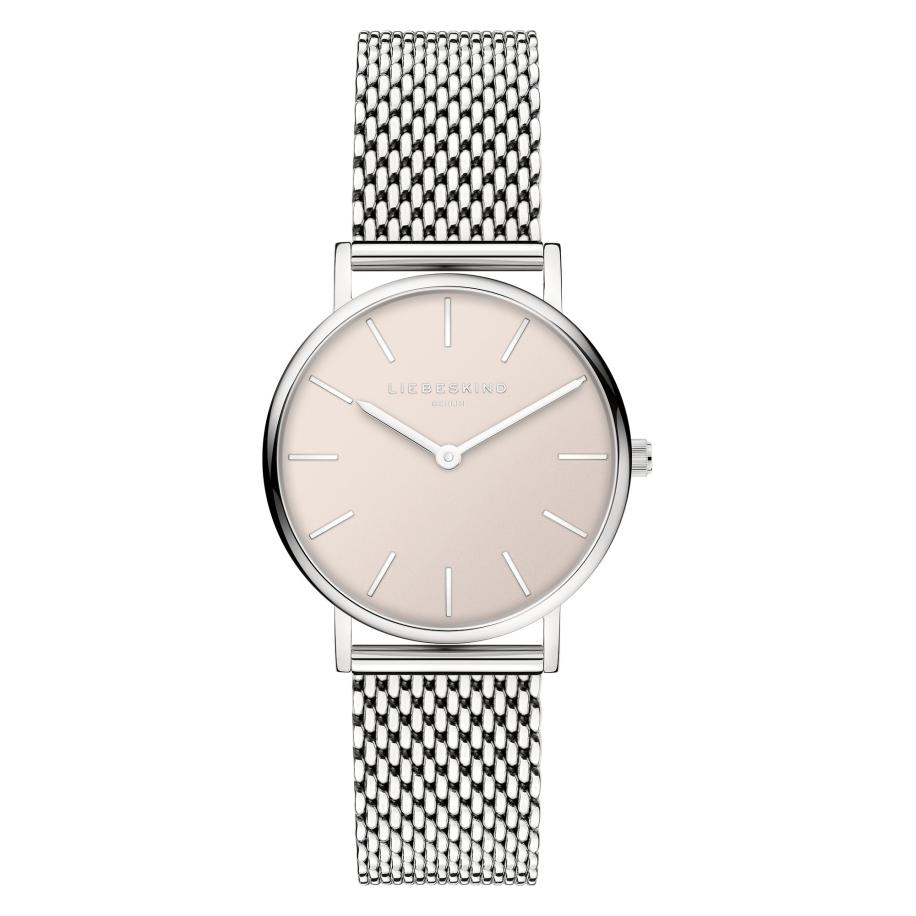 Liebeskind Berlin Analoog horloge beige / zilver Zilver