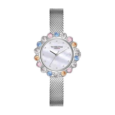 Victoria Hyde Victoria Hyde Analoog horloge gemengde kleuren / zilver