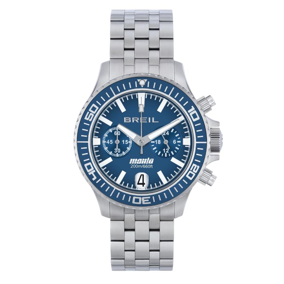 Breil Breil Analoog horloge Manta P.R.O. blauw / zilver -