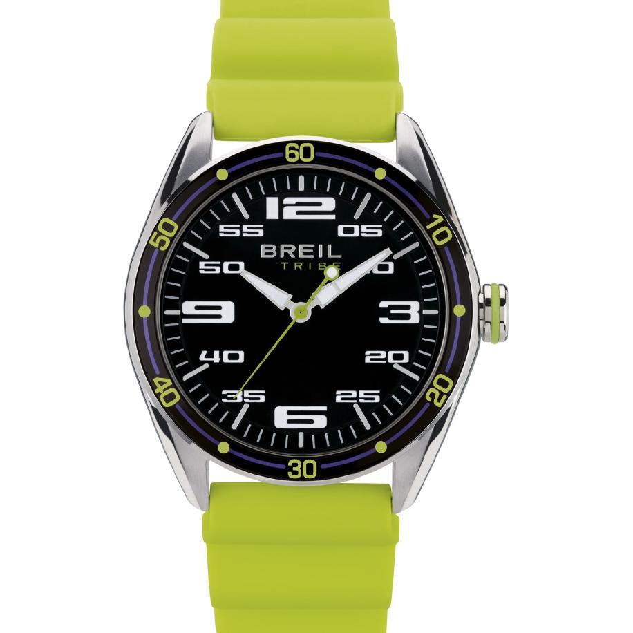 Breil Breil Analoog horloge Score kiwi / zwart / zilver -