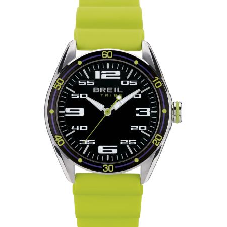 Breil Breil Analoog horloge Score kiwi / zwart / zilver