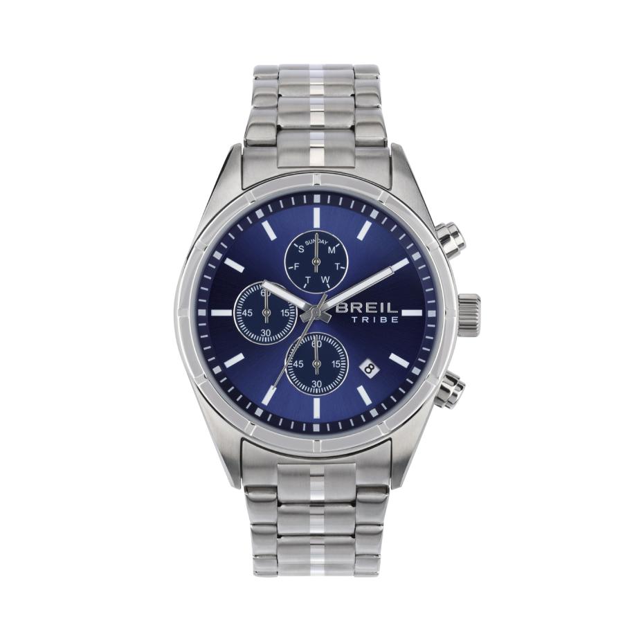 Breil Breil Analoog horloge Captain navy / zilver -