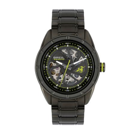 Breil Breil Analoog horloge Abarth antraciet / limoen / zwart