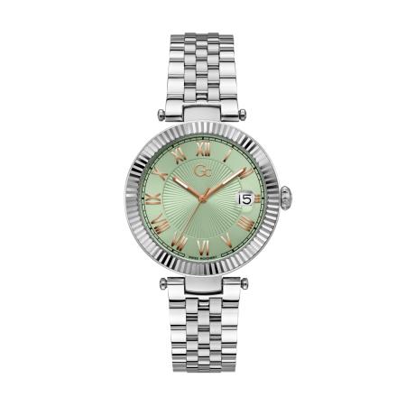 GC Gc Analoog horloge Flair goud / pastelgroen / zilver