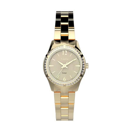 TIMEX Analoog horloge Solar goud