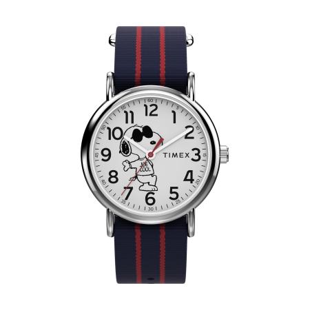 TIMEX Analoog horloge Peanuts® Weekender Cool Joe navy / gemengde kleuren