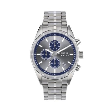 Breil Breil Analoog horloge Captain donkerblauw / lichtgrijs / zilver