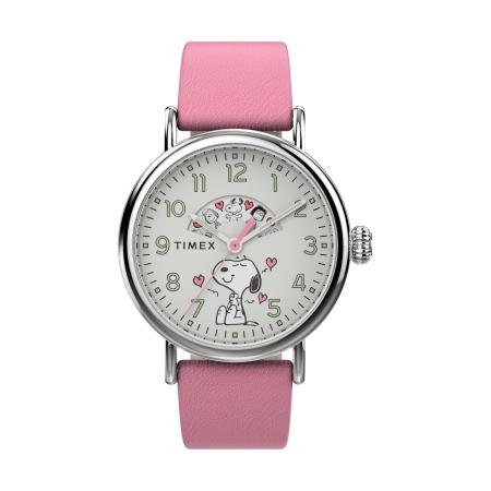 TIMEX Analoog horloge Timex Standard x Peanuts Valentines zilver