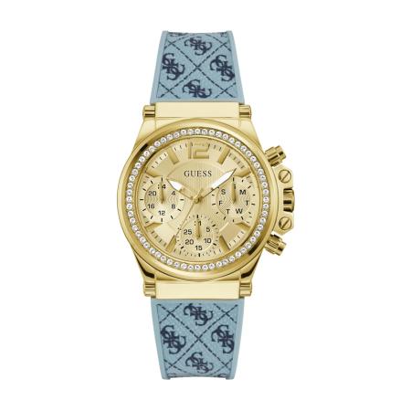 Guess GUESS Analoog horloge Charisma navy / smoky blue / goud
