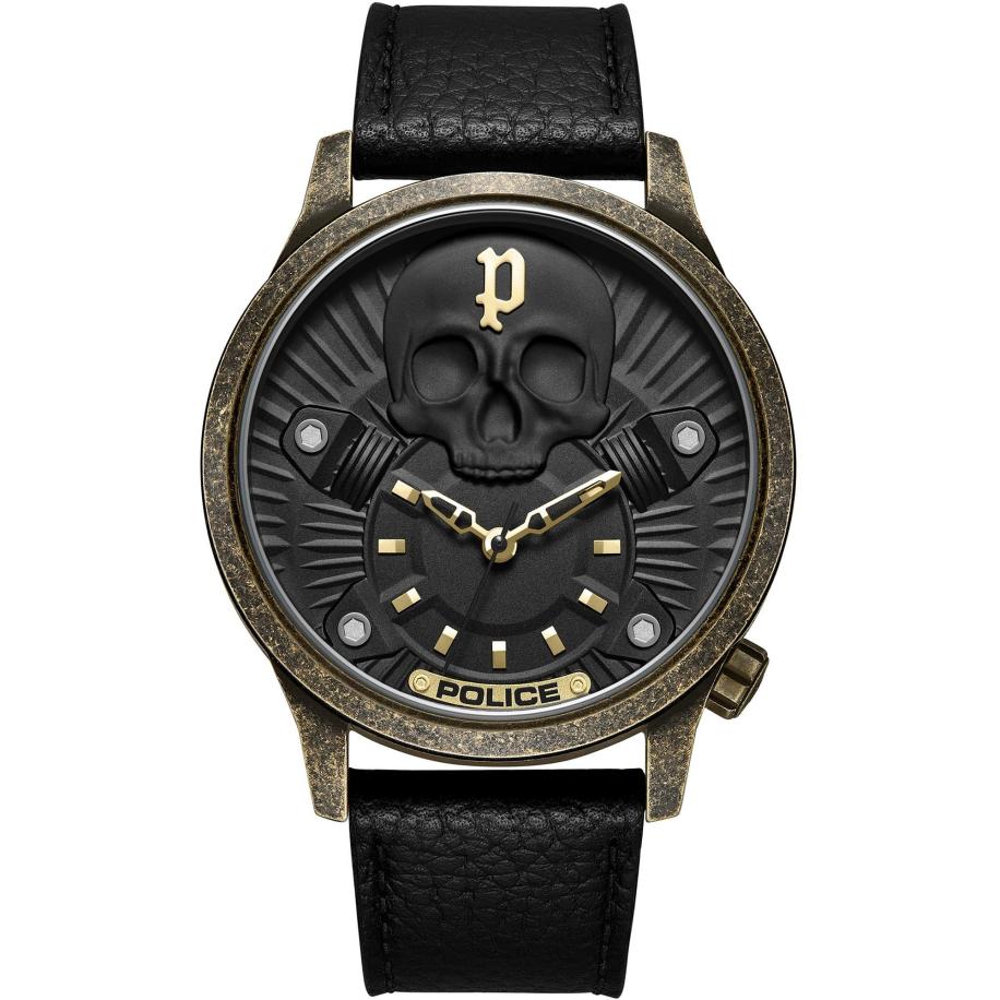 Police POLICE Analoog horloge Jet goud / zwart -