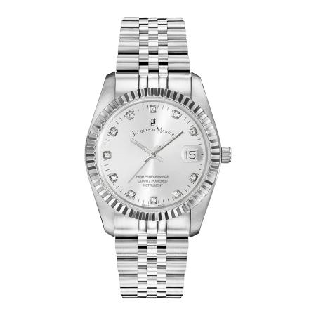 Jacques du Manoir Jacques du Manoir Analoog horloge zilver