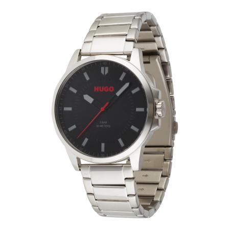 Hugo Boss HUGO Analoog horloge donkergrijs / rood / zwart / zilver