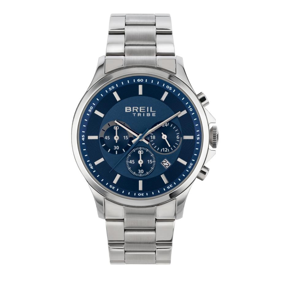 Breil Breil Analoog horloge Kart donkerblauw / zilver -