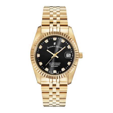 Jacques du Manoir Jacques du Manoir Analoog horloge goud / zwart