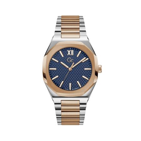 Gc Analoog horloge Coussin Sleek lichtbruin / zilver