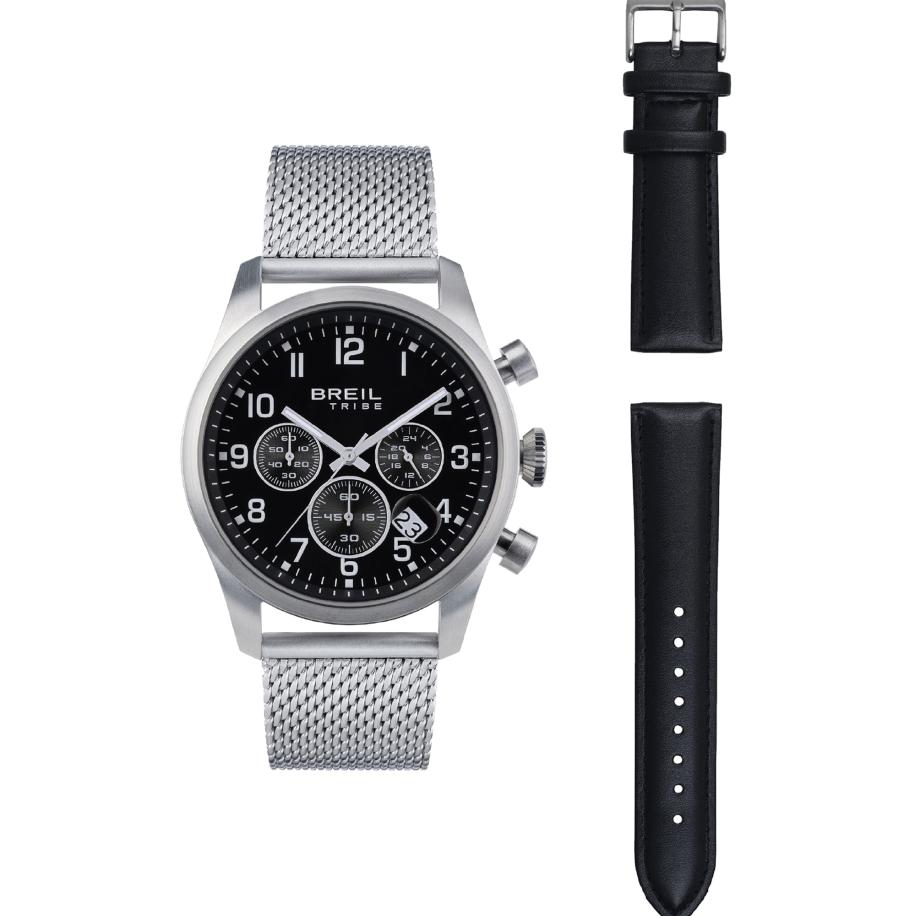 Breil Breil Analoog horloge zwart / zilver -